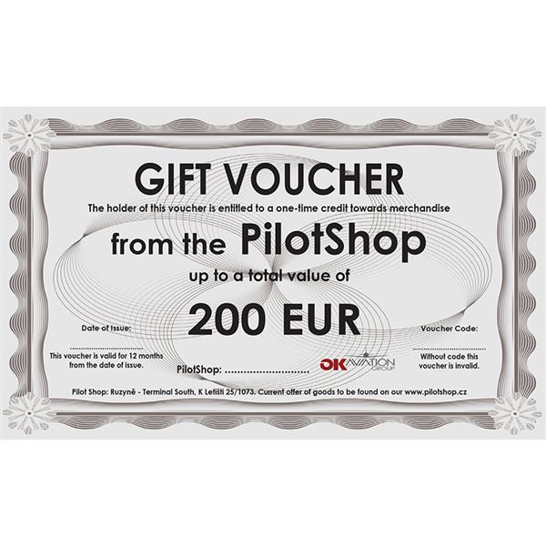 Gift voucher for our PilotShop 200EUR