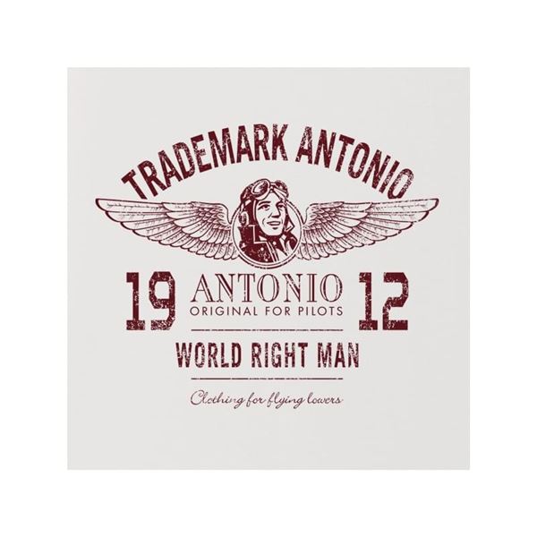 ANTONIO T-shirt with logo ANTONIO 1912, M