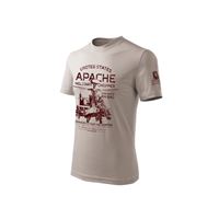 ANTONIO T-shirt with combat helicopter APACHE AH-64D, M