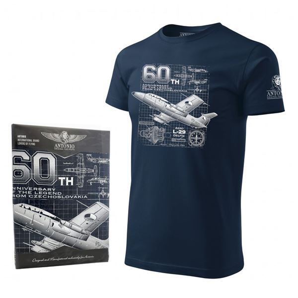 ANTONIO T-Shirt jet aircraft L-29 DELFIN, M