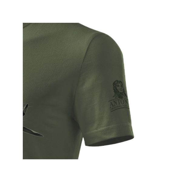 ANTONIO T-Shirt with bomber DORNIER DO 17, green, M