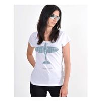 EEROPLANE Women T-shirt Spitfire white, M 