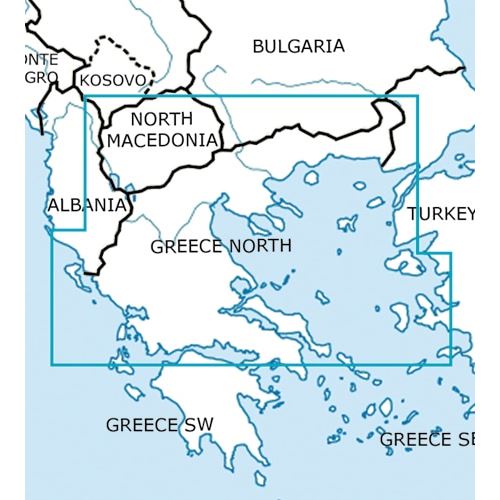 Greece North VFR Chart 2024