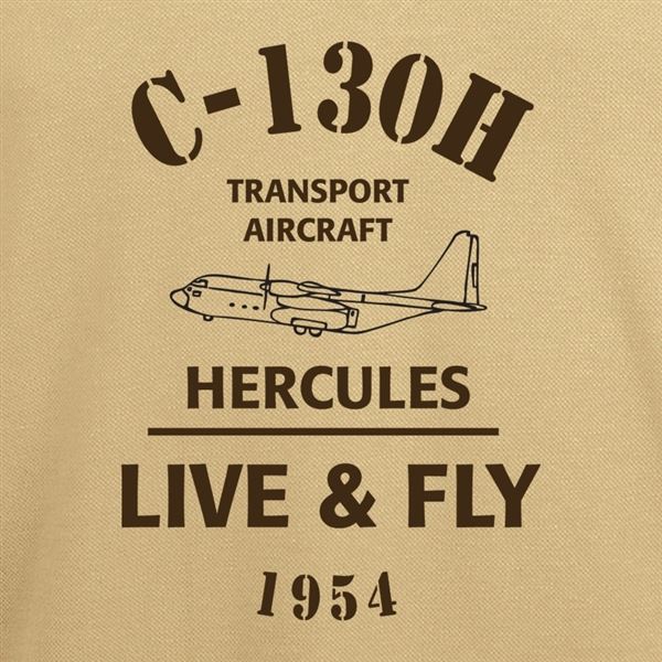 ANTONIO Polo with HERCULES aircraft C-130H, XXL