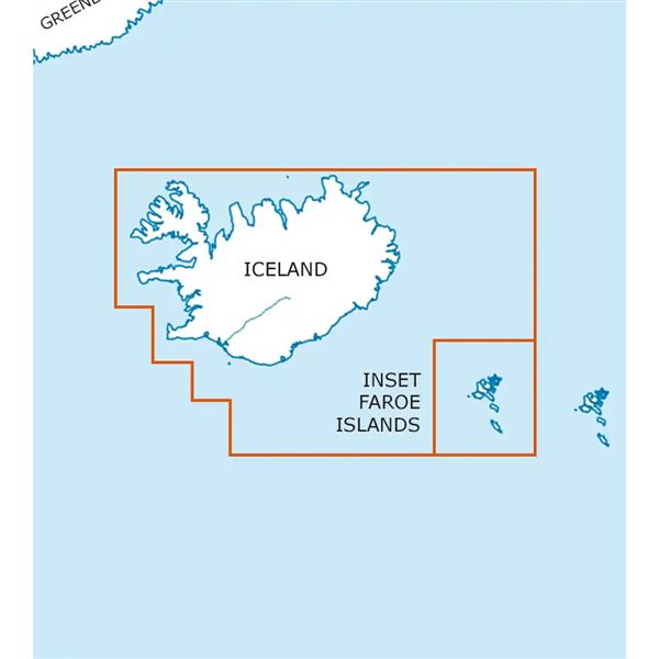 Island VFR ICAO mapa 2024