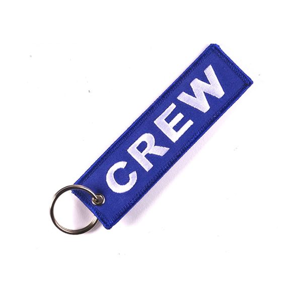 Key Ring “CREW” blue