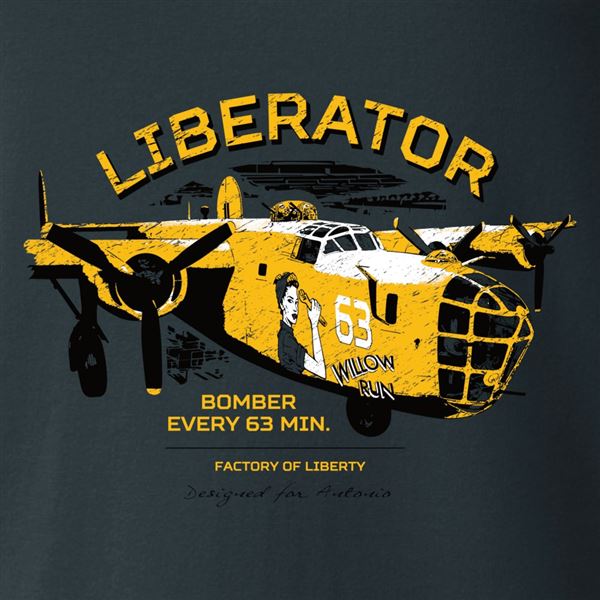 ANTONIO T-Shirt bomber LIBERATOR from Willow Run, L