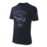 ANTONIO T-Shirt with drone MQ-9 REAPER, blue, L