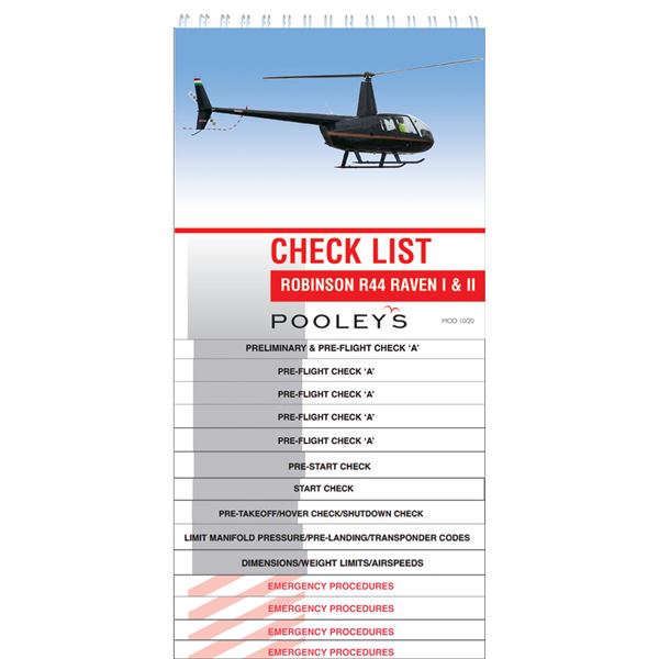 Robinson R44 Raven I & II Checklist