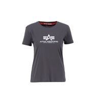 Alpha Industries Women T-shirt New Basic grey, S