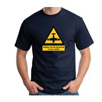 T-Shirt Hazard Flight, blue M