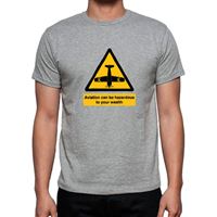 T-Shirt Hazard Flight, grey M