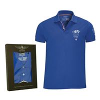 ANTONIO Poloshirt DE HAVILLAND TIGER MOTH, blue, XXL