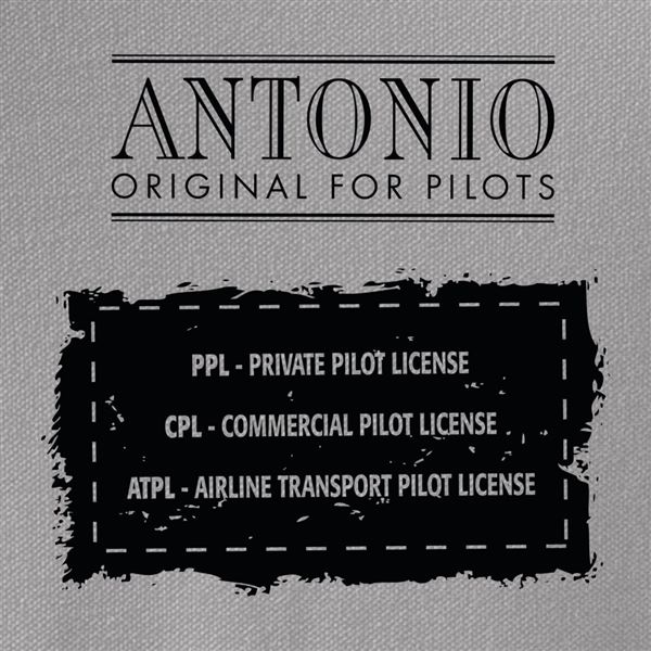 ANTONIO Poloshirt PILOT, grey, L