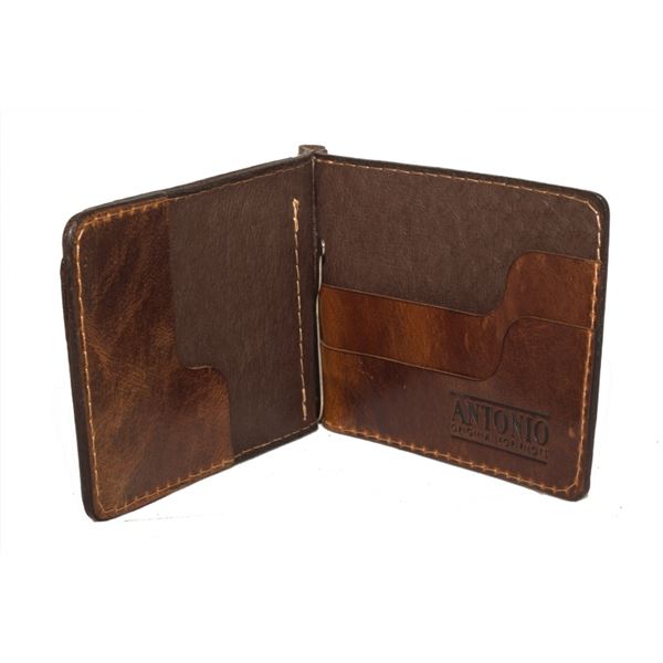 ANTONIO Leather dollar wallet LOBBY