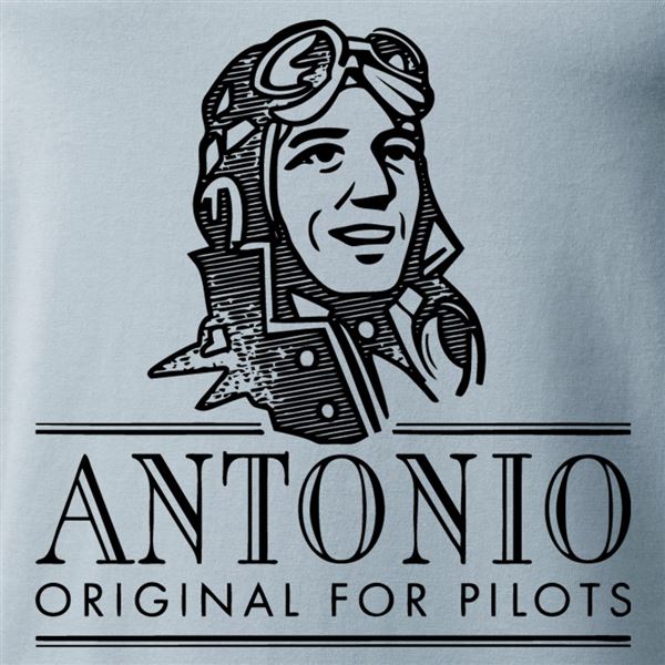 ANTONIO T-shirt with a helicopter ROBINSON R-44, grey, M