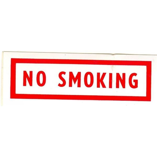 Sticker NO SMOKING