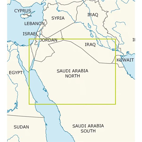 Saudi Arabia North VFR Chart 2024