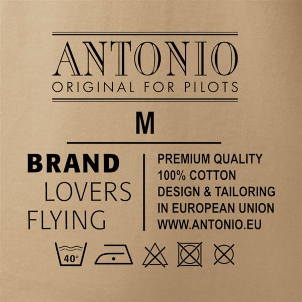 ANTONIO T-Shirt UNIVERSITY of flying aces, L
