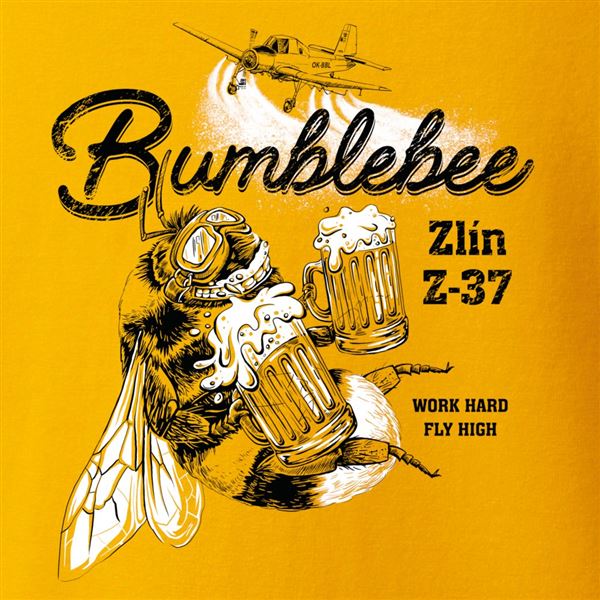 ANTONIO T-Shirt Zlin Z-37 BUMBLEBEE, M