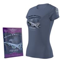ANTONIO Women T-Shirt with fighter F-15C EAGLE, XL