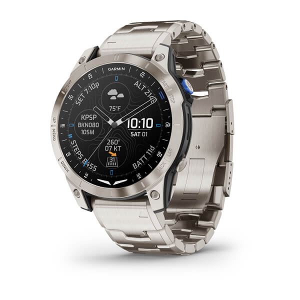 Garmin D2 Mach 1, Titanium Band