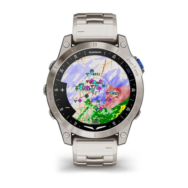 Garmin D2 Mach 1, Smartwatch, Titanium