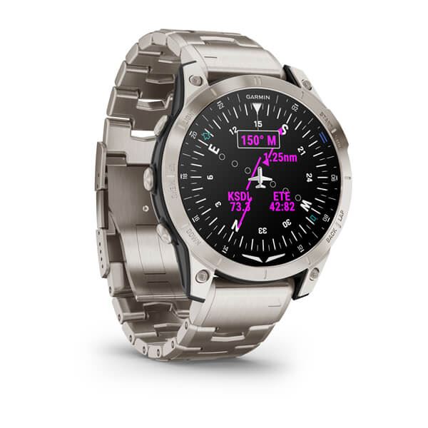 Garmin D2 Mach 1, Titanium Band