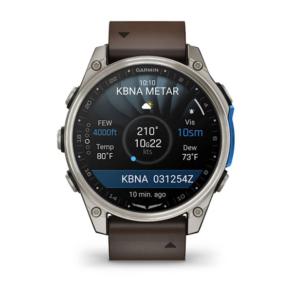 Garmin D2 Mach 2 Kůže 47mm, Chytré hodinky pro piloty 