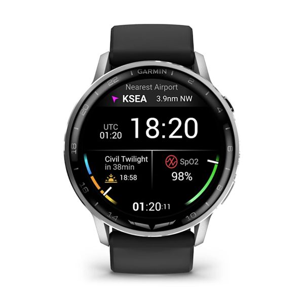 Garmin D2 Air X15 stříbrné, Chytré hodinky pro piloty