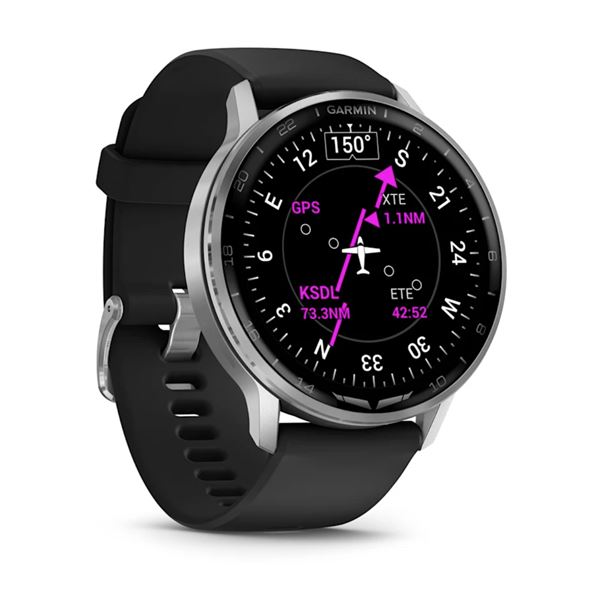 Garmin D2 Air X15 stříbrné, Chytré hodinky pro piloty