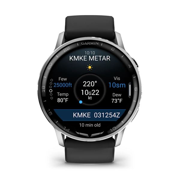 Garmin D2 Air X15 stříbrné, Chytré hodinky pro piloty