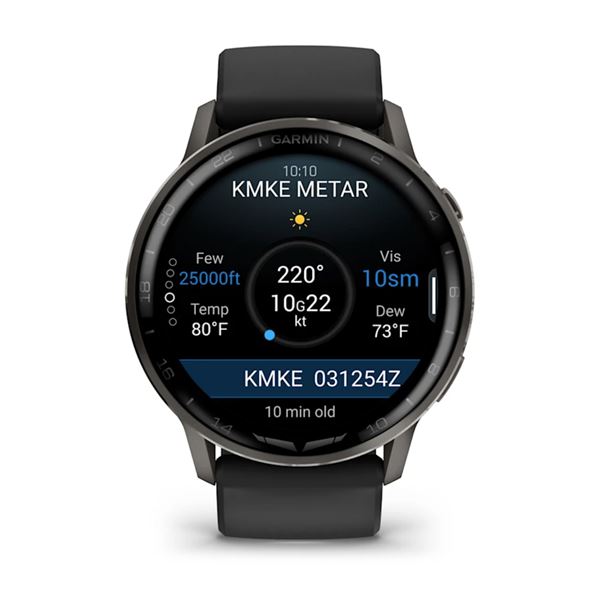 Garmin D2 Air X15 černé, Chytré hodinky pro piloty