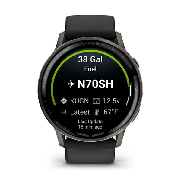 Garmin D2 Air X15 černé, Chytré hodinky pro piloty