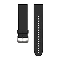 Garmin QuickFit® 22 Watch Band, black / silver