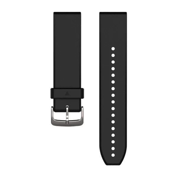 Garmin QuickFit® 22 Watch Band, black / silver