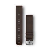 Garmin Quick Release 20 Watch Leather Band, dark brown