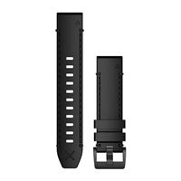 Garmin QuickFit® 22 Watch Strap, black Horween® leather 