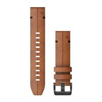 Garmin QuickFit® 22 Watch Band, chestnut leather Garmin QuickFit® 22 Watch Band, chestnut leather