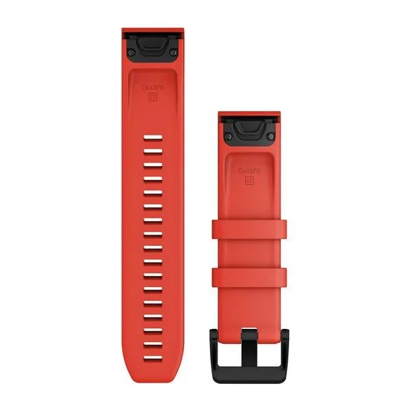 Garmin QuickFit® 22 Watch Band, laser red