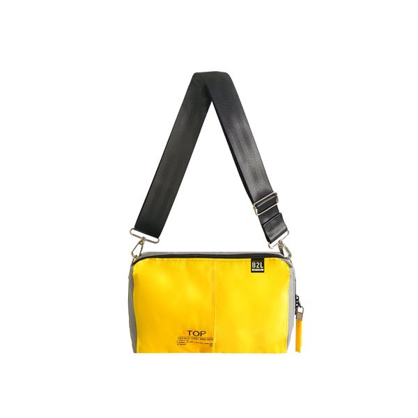 Taška přes rameno Follow Me šedá, BAG TO LIFE