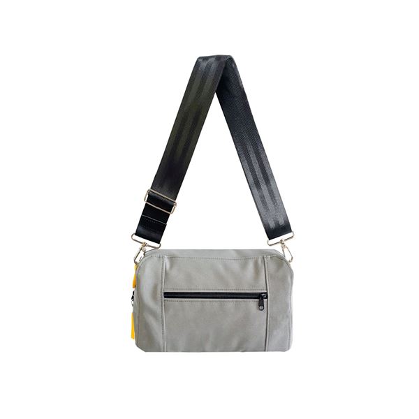 Taška přes rameno Follow Me šedá, BAG TO LIFE