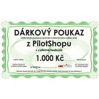 Dárkový poukaz Pilotshop 1000,- Kč