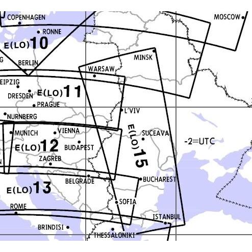 IFR Paper Chart Services.ZEUL15.E(LO) 15/BLK.Enroute Chart