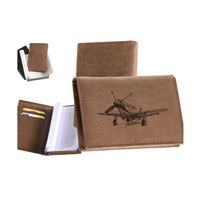 Pilot Licence Cover Mustang 01 brown