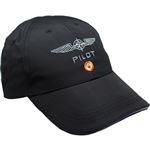 D4P PILOT Cap Microfibre, black