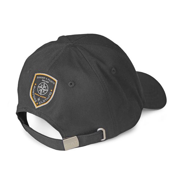 Design 4 Pilots kšiltovka bavlna, černá