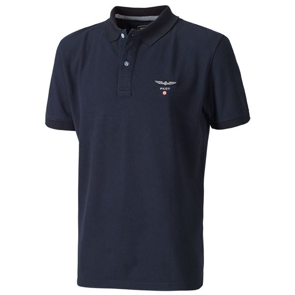 D4P Poloshirt PILOT blue, M