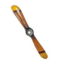 Wooden Propeller Red & Gold 70 cm