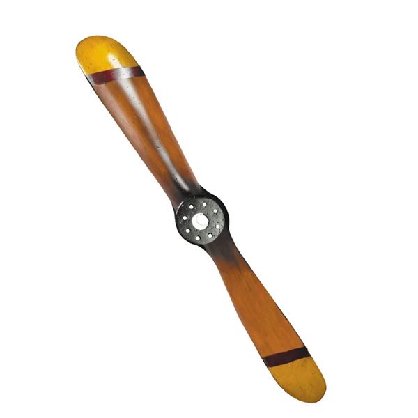 Wooden Propeller Red & Gold 70 cm